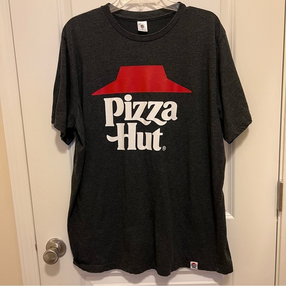 Pizza Hut Other - Pizza Hut Official Big Pizza Hut Logo Employee Uniform Gray T-Shirt Size XL